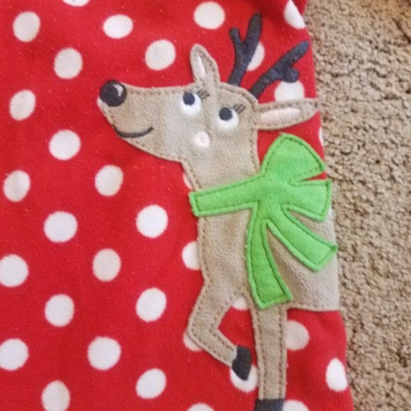 Kids Carter's Christmas Footed PJ's with Reindeer 18-month - Picture 2 of 5